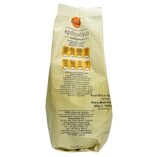 ΠΕΡΡΑΚΗΣ | ΚΟΥΛΟΥΡΙΑ ΓΛΥΚΑ ΚΡΙΘΑΡΕΝΙΑ ΜΕ ΜΕΛΙ ΚΑΙ ΕΛΑΙΟΛΑΔΟ 300 GR