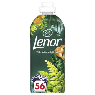 LENOR | Συμπυκνωμένο Μαλακτικό Ξύλο Κέδρου & Πεύκο 56 Μεζούρες