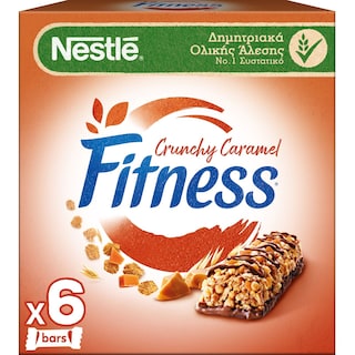 FITNESS | Μπάρες Δημητριακών Σοκολάτα Καραμέλα 6x23.5g
