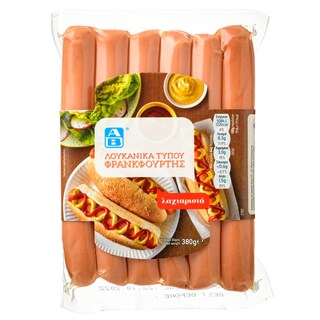 ΑΒ | Λουκάνικα Φρανκφούρτης 380g
