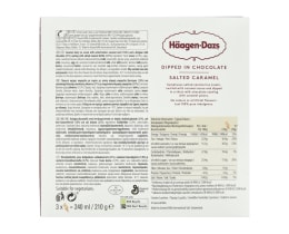 HAAGEN DAZS | Παγωτό Ξυλάκι Κρέμα Καραμέλα & Σοκολάτα 3x70g