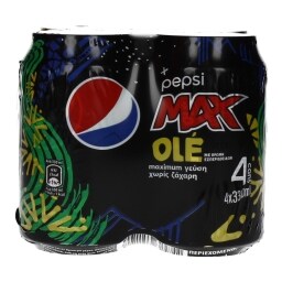 PEPSI | MAX | ΑΝΑΨΥΚΤΙΚΟ OLE ΚΟΥΤΙ 4 X 330 ML