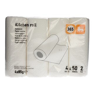 365 | Χαρτί Κουζίνας 2 Φύλλα 4 Ρολά 340g