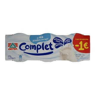 COMPLET | Γιαούρτι Στραγγιστό 3 x 200 gr