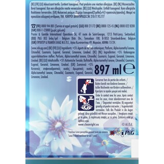 LENOR | Συμπυκνωμένο Μαλακτικό Fresh Ocean Escape 26+13 Μεζούρες Δώρο