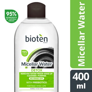 BIOTEN | BIOT MICELLAR WATER DETOX CHARC  400ML