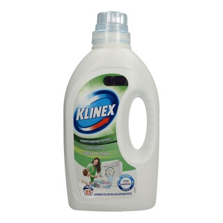 KLINEX | Υγρό Απορρυπαντικό Ρούχων Fresh Clean 25 Μεζούρες