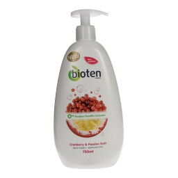 BIOTEN | ΑΦΡΟΛΟΥΤΡΟ ΜΕ CRANBERRY ΚΑΙ PASSION FRUIT 750 ML