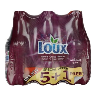 ΛΟΥΞ | Αναψυκτικό Βυσσινάδα Φιάλη 6 X 330ml (5+1 Δώρο)