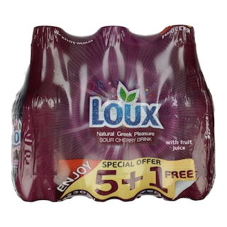 ΛΟΥΞ | Αναψυκτικό Βυσσινάδα Φιάλη 6 X 330ml (5+1 Δώρο)