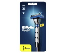 GILLETTE | Ξυριστική Μηχανή Mach3 Turbo + 2 Ανταλλακτικά 1 Τεμάχιο