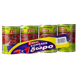 ΖΑΝΑΕ | ΚΟΝΚΑΣΕ ΤΟΜΑΤΑΣ  400GR 3+1 ΔΩΡΟ