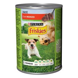 FRISKIES | Σκυλοτροφή Active Κονσέρβα Για Ενήλικ.Σκύλους Με Μοσχάρι Πατέ 400 gr