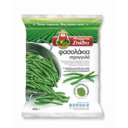 ΜΠΑΡΜΠΑ ΣΤΑΘΗΣ | Φασολάκια Στρογγυλά Κατεψυγμένα 420g