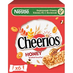 CHEERIOS | Μπάρες Δημητριακών Ολικής Άλεσης Honey Cheerios 6 X 22gr