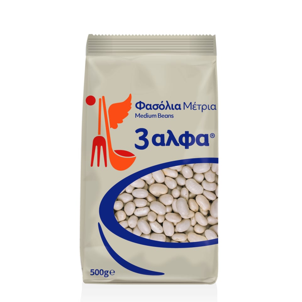 3Α Φασόλια Μέτρια Εισαγωγής 500 gr