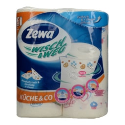 ZEWA | ΧΑΡΤΙ ΚΟΥΖΙΝΑΣ WISCH AND WEG DESIGN 2 ΦΥΛΛΑ 2 ΤΕΜ