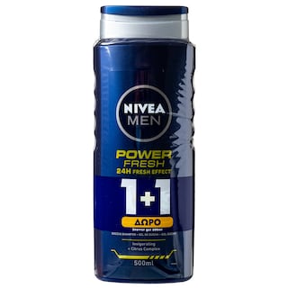 NIVEA | Αφρόλουτρο Power Fresh Shower Gel 500ml (1+1 Δώρο)