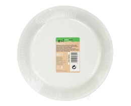 DECORATA | Πιάτα Βιοδιασπώμενα 23cm Τυρκουάζ 8 Τεμάχια