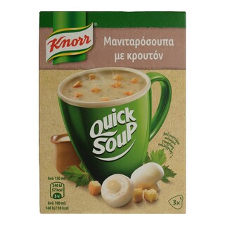 KNORR | QUICK SNACK | Σούπα Μανιτάρι 36 gr