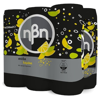 HBH | Σόδα Λεμόνι Κουτί 6X330 ml