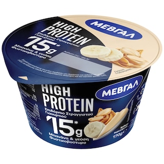 ΜΕΒΓΑΛ | Επιδόρπιο Γιαουρτιού High Protein Μπανάνα Φυστικοβούτυρο 170g