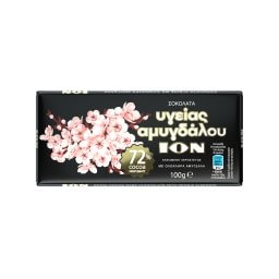 ΙΟΝ | Dark Chocolate 72% Cocoa Almond 100g