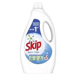SKIP | Υγρό Πλυντηρίου Ρούχων Actice Clean 52 Μεζούρες