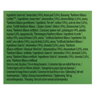 LIPTON | Green Tea Lemon & Lemon Balm 20 pcs