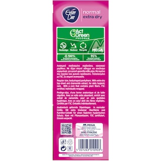 EVERY DAY | Panty Liners Normal Extra Dry 20 Pieces