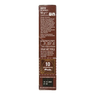 PERLA BEVERAGES | Κάψουλες Καφέ Espresso Lungo Dark 10x5g