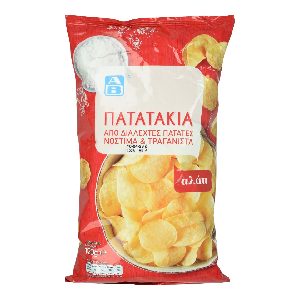ΑΒ Τσιπς Αλάτι 120g