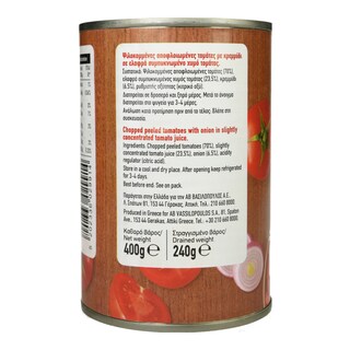 ΑΒ | Τομάτα Ψιλοκομμένη Με Κρεμμύδι 400 gr