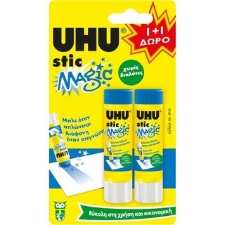 UHU | Κόλλα Stic Magic 2x8,2g