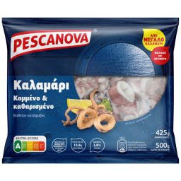 PESCANOVA | Καλαμάρι Κομμένο & Καθαρισμένο Ινδίας 425g