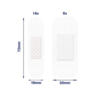 HANSAPLAST | Bandages Sensitive 20 Pieces