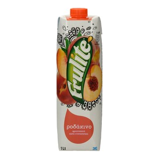 FRULITE | ΦΡΕΣΚΟΣ ΧΥΜΟΣ ΝΕΚΤΑΡ ΡΟΔΑΚΙΝΟ 1 LT