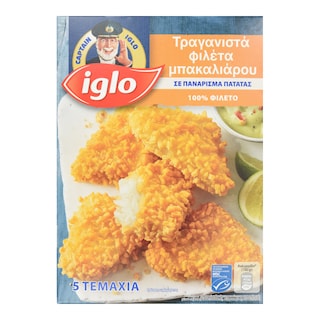 IGLO | Μπακαλιάρος Φιλέτο Παναρισμένος 250g
