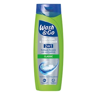 WASH&GO | Σαμπουάν Classic 2σε1 360ml