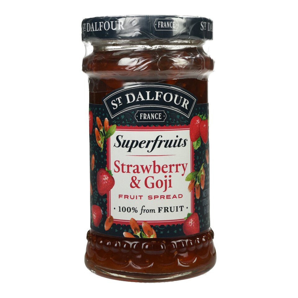 ST.DALFOUR Μαρμελάδα Φράουλα και Γκότζι Μπέρι 170g