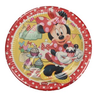 DISNEY | ΠΙΑΤΑ ΜΕΓΑΛΑ MINNIE CAFE 23 CM 8 ΤΕΜΑΧΙΑ 1 TEM -0.10EURO