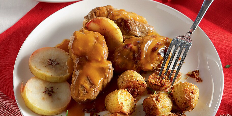 Πατατούλες με μυρωδικά και κρούστα παξιμαδιών