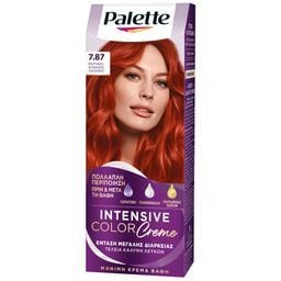 PALETTE | Βαφή Μαλλιών Intensive Color Creme 7.87 Έντονο Κόκκινο Χάλκινο 1 Τεμ.