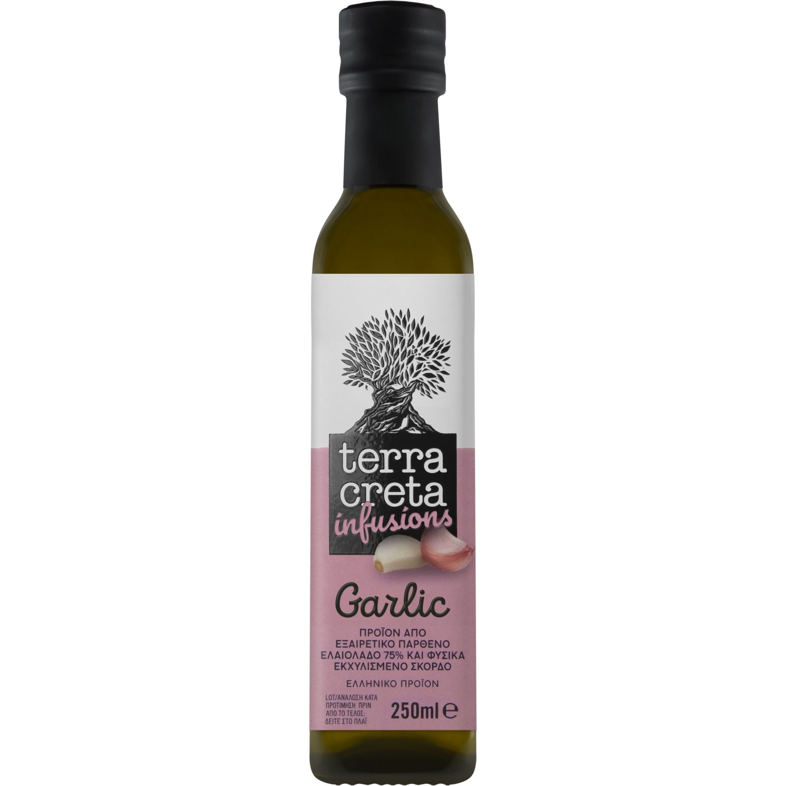 TERRA CRETA Ελαιόλαδο Infusions με Σκόρδο 250ml