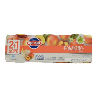 ΚΡΙ ΚΡΙ | ΕΠΙΔΟΡΠΙΟ ΓΙΑΟΥΡΤΙΟΥ ΡΟΔΑΚΙΝΟ  3 Χ 200 GR