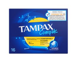 TAMPAX | Ταμπόν Compak Regular 16 Τεμάχια