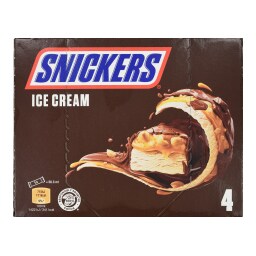 SNICKERS | Παγωτό Γάλακτος Καραμέλα Φυστίκι 4x45.6g