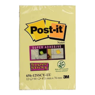 POST IT | Αυτοκόλλητα Post it Super Sticky 90 Τεμάχια