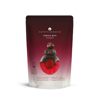 ΧΑΤΖΗΓΙΑΝΝΑΚΗΣ | HATZIYIAN CHOCO BITS SOUR CHERRY  100G