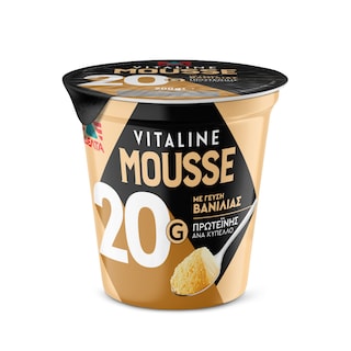 VITALINE | Mousse Protein Βανίλια 200g